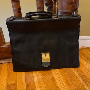 Leather briefcase